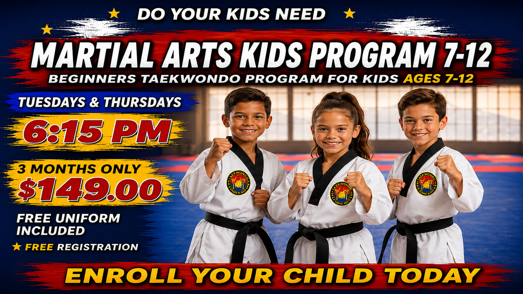 Kids Martial Arts 7-12 A